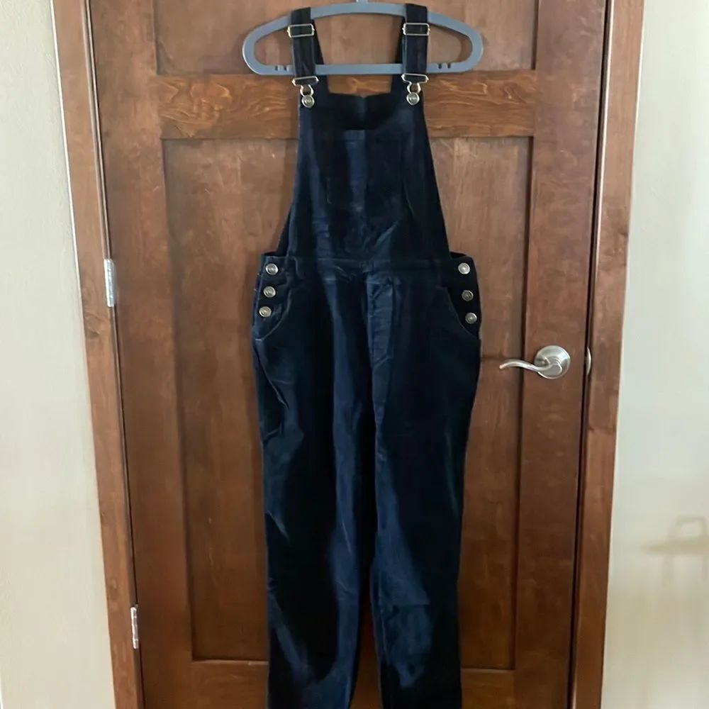 NEW K. Jordan Black Corduroy Overalls - M